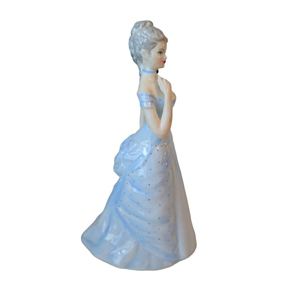 Vintage Coalport Figurine Emma Ladies of Fashion Hand Painted Bone China England - Picture 2 of 7